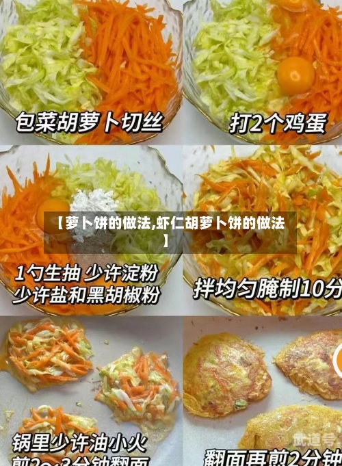 【萝卜饼的做法,虾仁胡萝卜饼的做法】