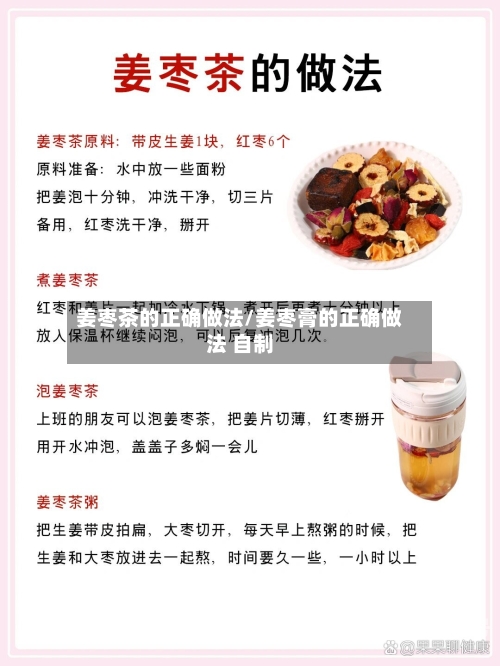 姜枣茶的正确做法/姜枣膏的正确做法 自制