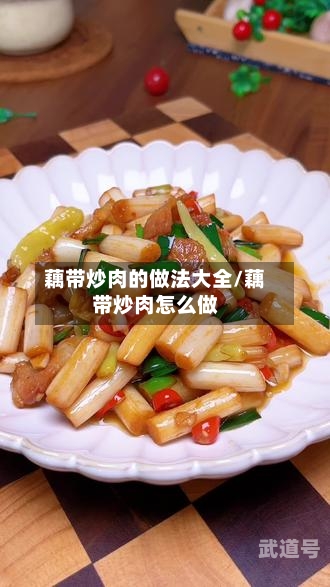 藕带炒肉的做法大全/藕带炒肉怎么做