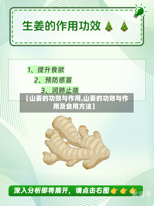 【山姜的功效与作用,山姜的功效与作用及食用方法】
