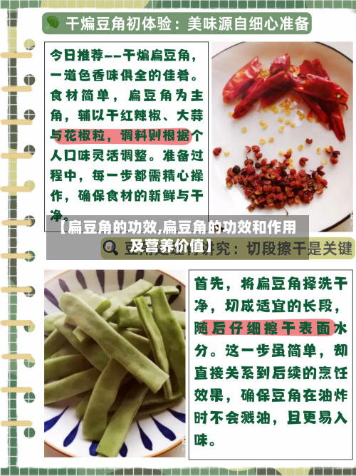 【扁豆角的功效,扁豆角的功效和作用及营养价值】