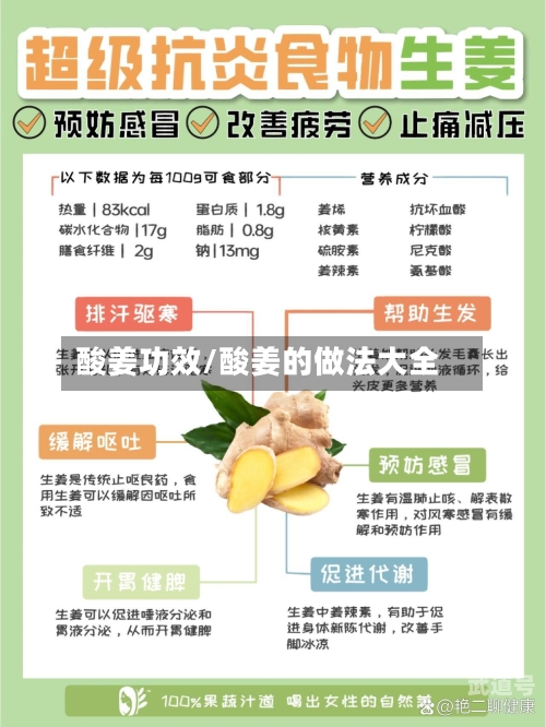 酸姜功效/酸姜的做法大全