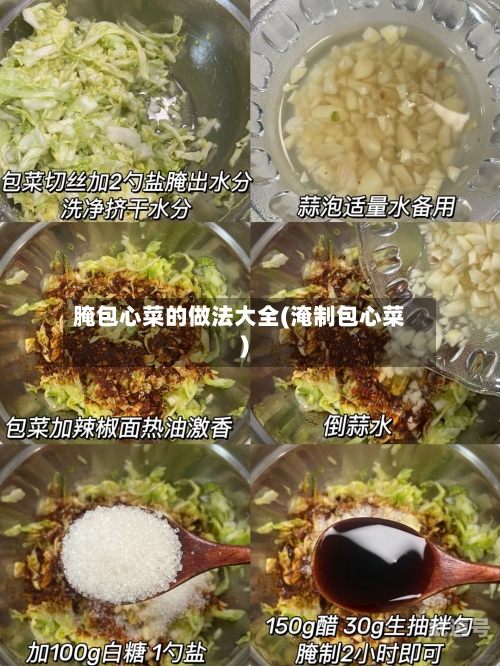 腌包心菜的做法大全(淹制包心菜)