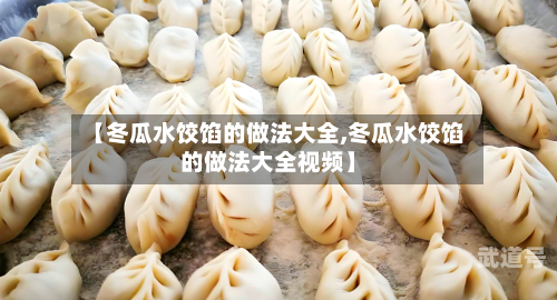 【冬瓜水饺馅的做法大全,冬瓜水饺馅的做法大全视频】