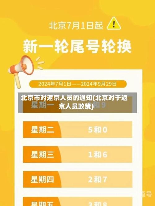 北京市对返京人员的通知(北京对于返京人员政策)