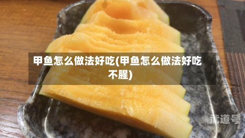 甲鱼怎么做法好吃(甲鱼怎么做法好吃不腥)