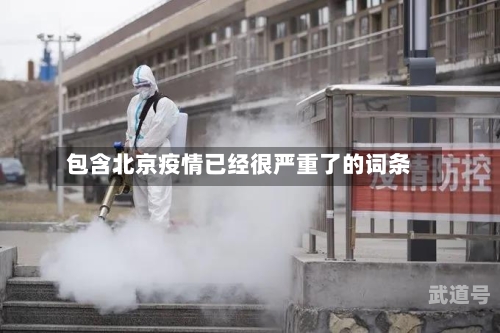 包含北京疫情已经很严重了的词条