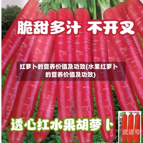 红萝卜的营养价值及功效(水果红萝卜的营养价值及功效)