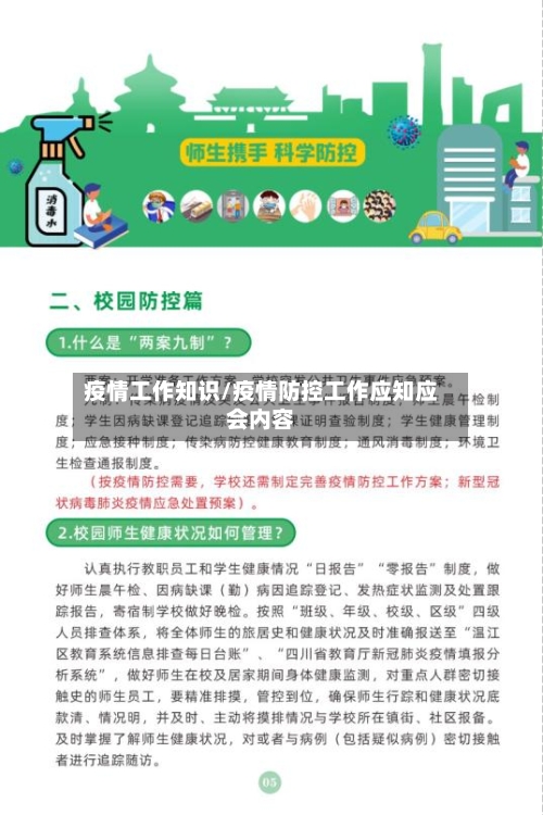 疫情工作知识/疫情防控工作应知应会内容