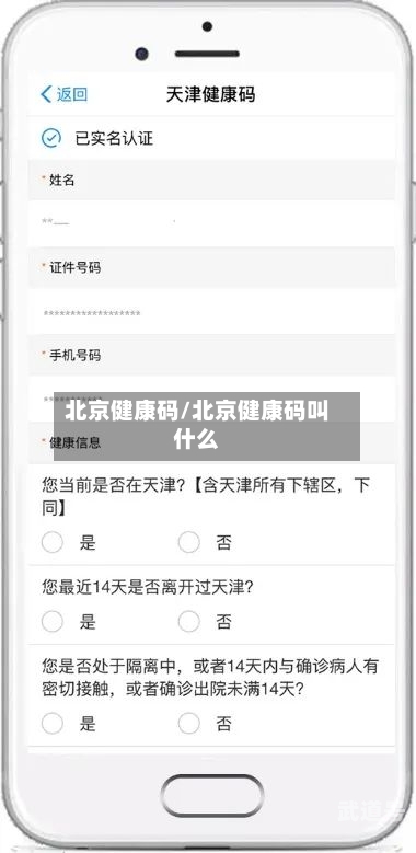 北京健康码/北京健康码叫什么