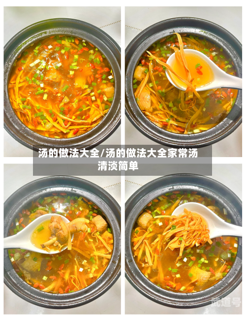 汤的做法大全/汤的做法大全家常汤清淡简单