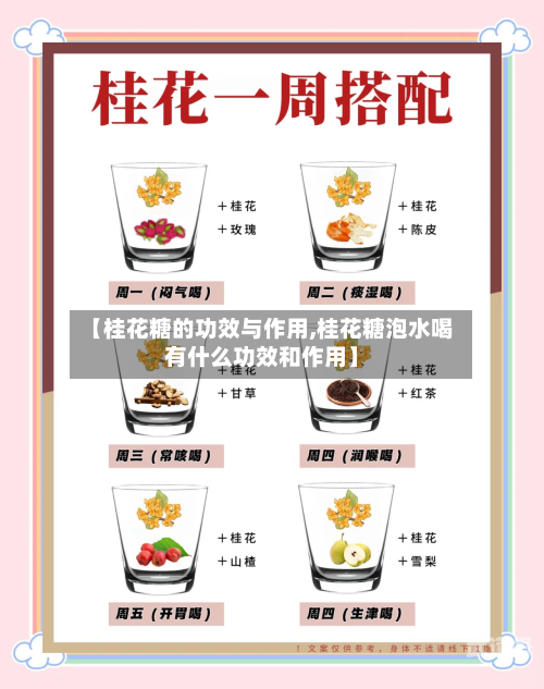 【桂花糖的功效与作用,桂花糖泡水喝有什么功效和作用】