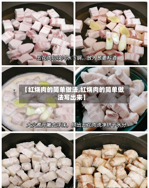 【红烧肉的简单做法,红烧肉的简单做法写出来】