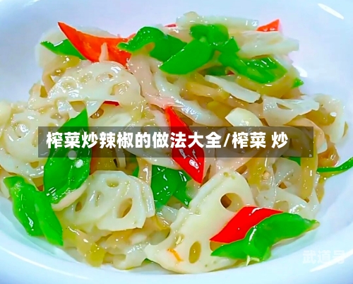 榨菜炒辣椒的做法大全/榨菜 炒