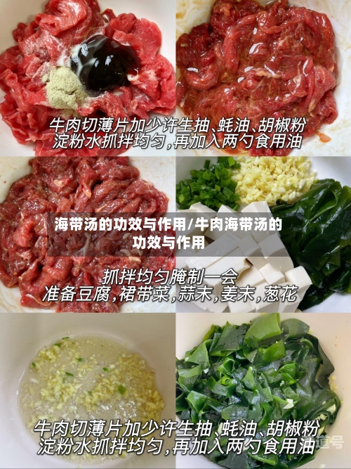 海带汤的功效与作用/牛肉海带汤的功效与作用