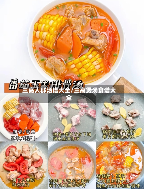 三高人群汤谱大全/三高煲汤食谱大全